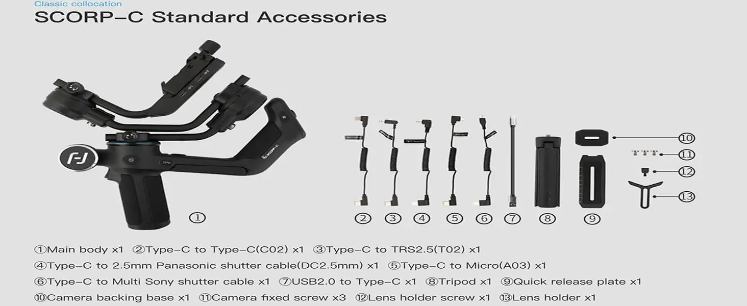 FeiyuTech SCORP-C Camera Stabilizer - 61cuwcymrfl._ac_sl1464_